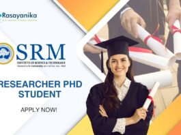 Researcher PhD Opportunity in SRMIST