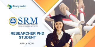Researcher PhD Opportunity in SRMIST
