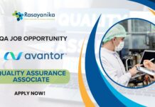 QA jobs at Avantor