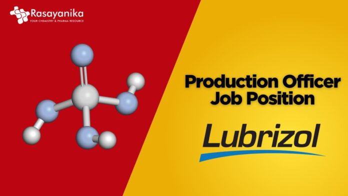 Production Officer Job Position