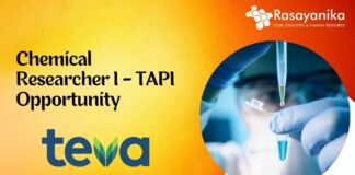 Chemical Researcher I - TAPI Opportunity