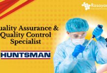Quality Assurance & Quality Control Specialist