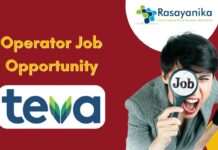 Operator Job at Teva Pharma