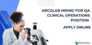 Arcolab QA Clinical Operations Position