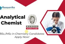 Pharmaceutical Job at Bureau Veritas, Analytical Chemist Job Role- BSc./MSc in Chemistry Candidates Apply Now! 