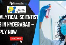 Analytical Scientist Job in Hyderabad – Apply Now