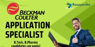 Application Specialist - Beckman Coulter, B.Tech, B.Pharma candidates can apply!