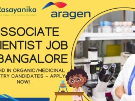Aragen is Hiring Associate Scientist – Discovery Solutions (Bangalore) (1)