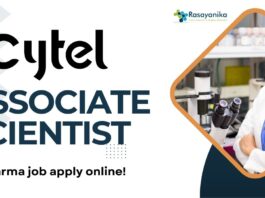 Associate Scientist at Cytel, Pharma job apply online!