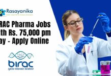 BIRAC Pharma Vacancies With Rs. 75,000 pm Pay