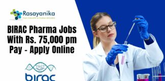 BIRAC Pharma Vacancies With Rs. 75,000 pm Pay