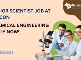 Chemical Engineering Jobs at Biocon