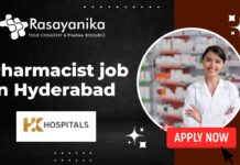 Pharmacist job in Hyderabad - at HK HOSPITALS