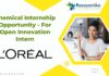 Chemical Internship Opportunity - For Open Innovation Intern
