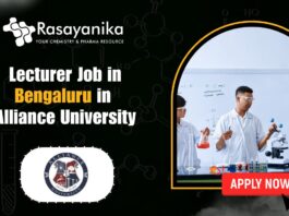 Lecturer Job in Bengaluru in Alliance University