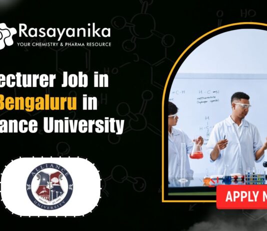 Lecturer Job in Bengaluru in Alliance University