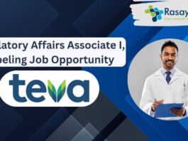 Regulatory Affairs Associate I, Labeling Job Opportunity