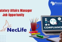 Regulatory Affairs Manager Job Opportunity