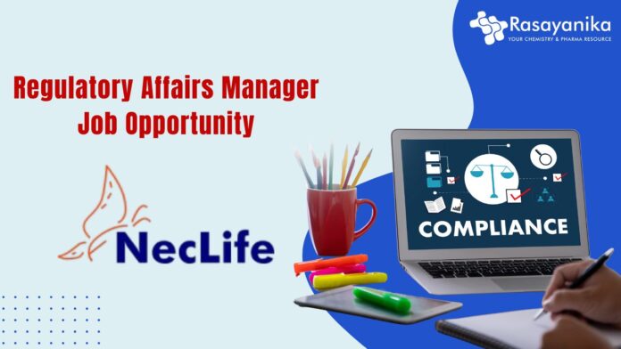 Regulatory Affairs Manager Job Opportunity