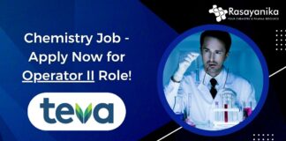 Chemistry Job - Apply Now for Operator II Role!