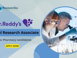 Dr. Reddy’s Clinical Research Associate Job for M.Pharm - Apply!