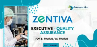 Zentiva Pharma QA Job as a Executive Quality Assurance - Apply!