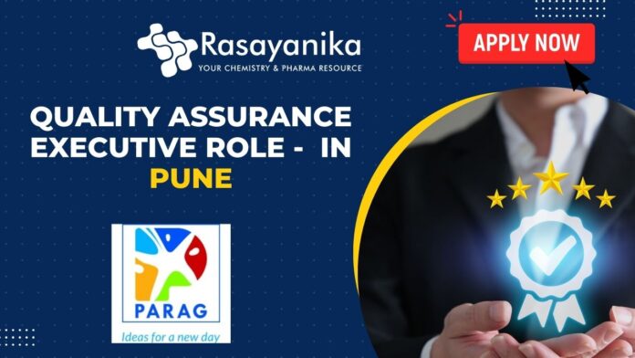 QA Executive at Parag Milk Foods, Apply Now!