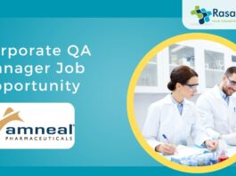 Corporate QA Manager at Amneal
