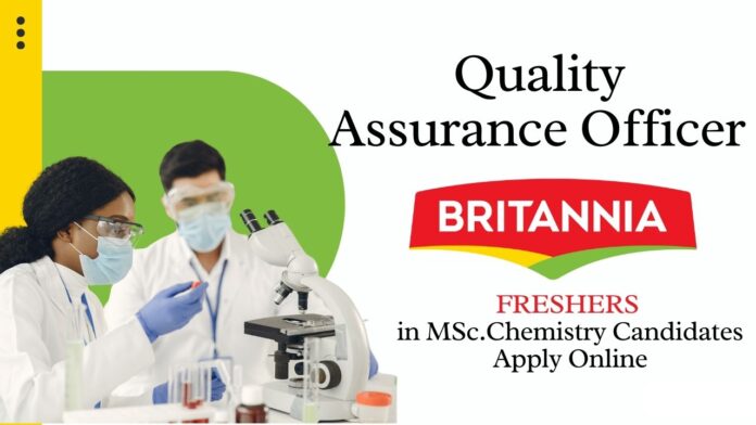 Freshers Chemistry QA Jobs at Britannia – Apply Online