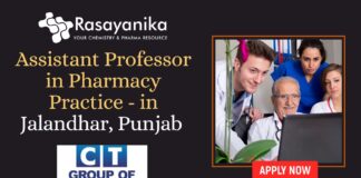 Assistant Professor in Pharmacy Practice