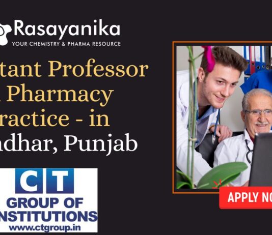 Assistant Professor in Pharmacy Practice
