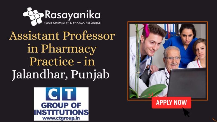 Assistant Professor in Pharmacy Practice