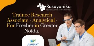 Freshers Trainee Jobs at Jubilant Biosys - Analytical Chemistry Apply