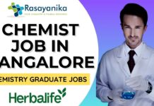 Chemist Job in Bangalore | Herbalife India Hiring Quality Control - Apply Now!