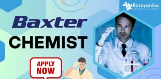 Chemist job vacancy at Baxter, Apply online!