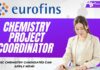 Chemistry Project Coordinator - Eurofins, MSc Chemistry candidates can apply now!