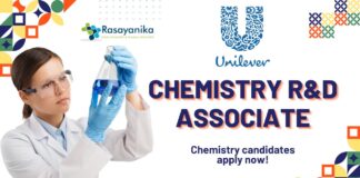 Chemistry R&D Associate at Unilever - Chemistry candidates apply now! (1)