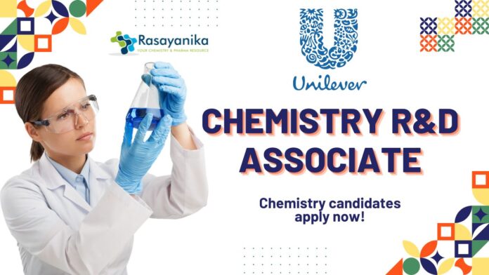 Chemistry R&D Associate at Unilever - Chemistry candidates apply now! (1)
