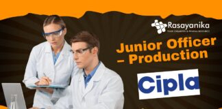 BPharma Vacancies at Cipla - Apply For Production Officer Post