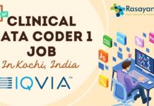 Clinical Data Coder 1 Job Opening at IQVIA Kochi, India - Apply Now!