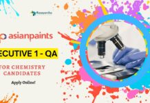 Asian Paints Executive QA