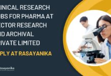 Clinical Research Jobs For Pharma at Hector Research and Archival Private Limited - Apply at Rasayanika