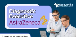 Diagnostic Executive Job at AstraZeneca| Master's in Pharmacy Candidates Apply Now