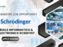 PhD Chemistry Scientist Job at Schrödinger - Apply Online!