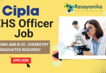 EHS Officer Job at Cipla, Bommasandra – Apply Now!