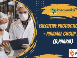Executive Production Job - Piramal Group
