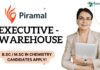 Executive - Warehouse at Piramal, B.Sc M.Sc in Chemistry candidates apply!