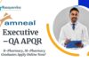 Executive – QA APQR Job at Amneal |  B-Pharmacy, M-Pharmacy Graduates Apply Online Now! 