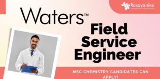 Field Service Engineer at Waters Corporation - Temp, MSc Chemistry candidates can apply!