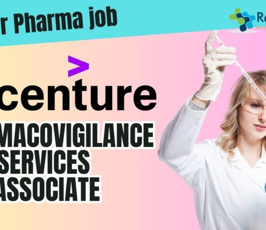 Fresher Pharma job at Accenture as a Pharmacovigilance Services Associate, Apply online!